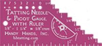 Picot and Tatting Needle Gauge „Pink“ TG516